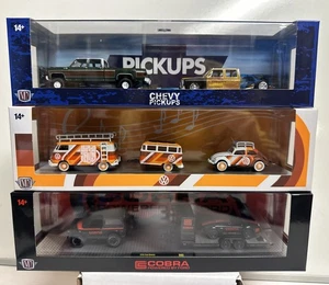 M2 Auto Haulers Release 90 : Complete Set Of 3 Chevrolet, Ford & VW Trucks R90 - Picture 1 of 12