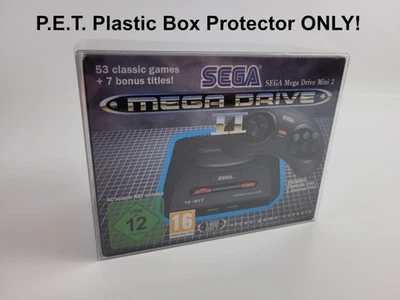 CONSOLEBOXES P.E.T. Protector de caja de plástico para caja de consola Sega Megadrive Mini 2 II