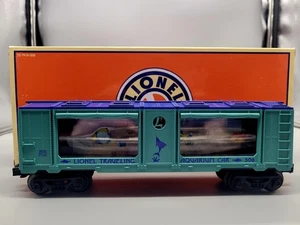 LIONEL TRAINS LIGHTED OPERATING AQUARIUM FREIGHT CAR 2001 O GAUGE 6- 26745  - Picture 1 of 7