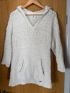 Volcom ladies Los Gaviotas Hooded Jumper in vintage white size XS/S bust app 36" - Picture 1 of 18