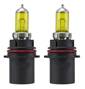 x2 9004 HB1 DOT Xenon HID Yellow 12V 100W Direct Replacement Light Bulbs b46 - Picture 1 of 8