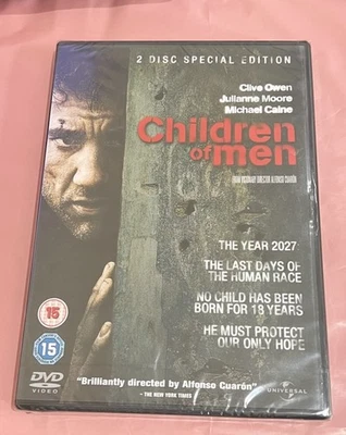 Children of Men DVD (2007) – SEALED, Clive Owen, Julianne Moore, Michael Caine - Image 1 of 2