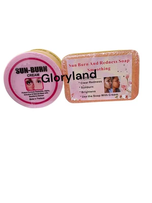 2 In 1 Sunburn And Redness Smoothing Soap & Sunburn Brightening Face Cream. - Image 1 of 4
