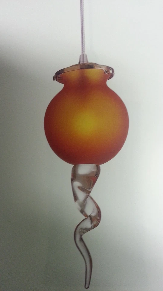 TECH LIGHTING FUME AMBER  120V PENDANT SATIN NICKEL  700FJFMPAS - Image 1 of 1