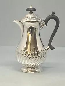 Antique Victorian Silver Plated Jug -Swirl Fluted Design - Picture 1 of 4