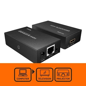 ANTSIG 50m HDMI Extender Cat6 / Cat5e (AP695) 1080p Full HD ~ Inc 2 USB Cables - Foto 1 di 6