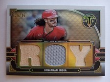 2022 Topps Triple Threads Jonathan India ROY Relic /36 Cincinnati Reds 🔥 
