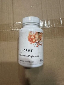 THORNE Boswellia Phytosome - Indian Frankincense Boswellia Extract 60 Caps 01/26 - Picture 1 of 4