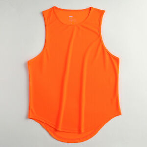 Mens Sleeveless Breathable Tank Top Summer Gym Fitness Muscle Quick Drying Vest
