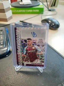  2021-22 Panini Mosaic Premier League Lucas Digne Autographs #AM-LDI Aston Villa - Bild 1 von 2