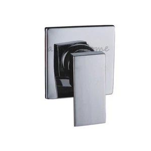 Wall Mount Shower Faucet Control Valve Bath Mixer Bathroom Water Tap Chrome - Picture 1 of 4