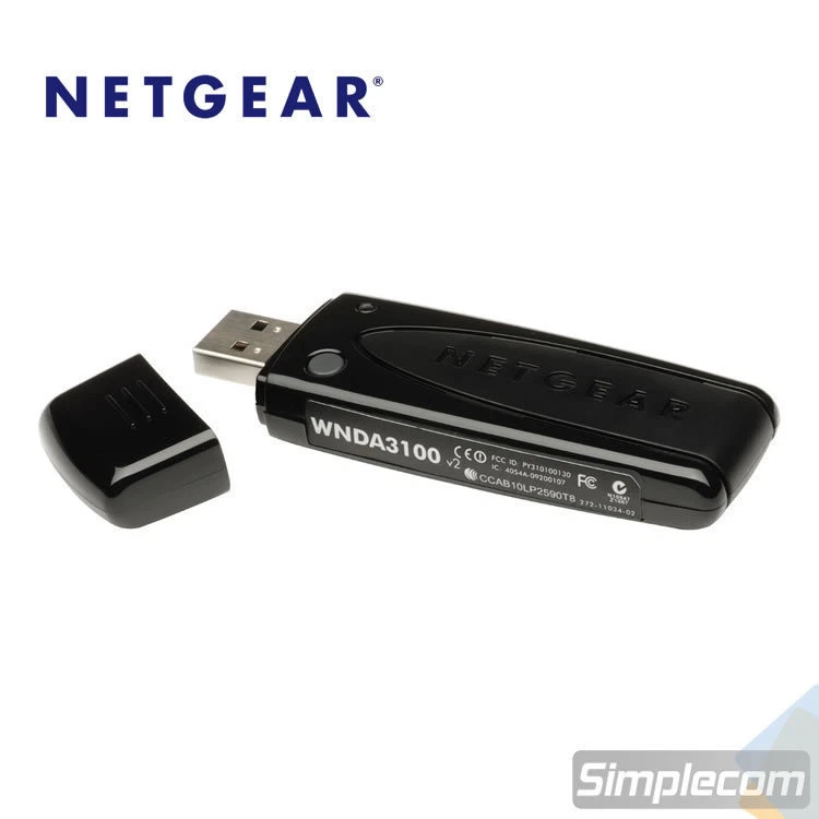 NETGEAR N600 WNDA3100 v2 RangeMax Dual Band Wireless N WiFi Adapter Card 802.11n - image 1 of 1