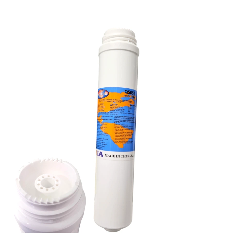 Filtro de sedimentos retorcido Omnipure Q5651-SED/GAC 12"x2,5" Foto 1 de 1