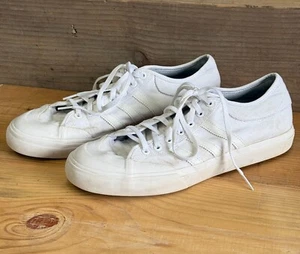 Adidas Matchcourt Low White Canvas Skateboard Trainers UK10 - Picture 1 of 16