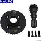 Hot Racing SXMX9423TF 42t/13t Steel Helical Diff Ring/Pinion Front Gear TRA X Ma