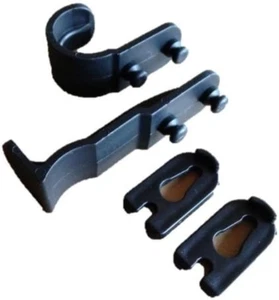 Kunststoff Riegel Set für Standard Briefkasten Reparatur 3,58 x 2,87 x 1,69 Zoll Neu - Bild 1 von 12