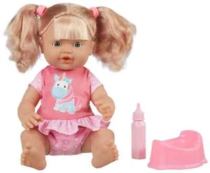 Kidland Baby Puppe  Trink und Nässfunktion Spielpuppe ca.40 cm - Bild 1 von 1