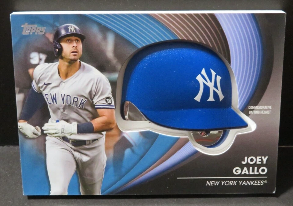 #4285 2022 TOPPS COMMEMORATIVE BATTING HELMET JOEY GALLO #BHJG - Image 1 of 1