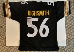 Autographed Alex Highsmith Pittsburgh Steelers Custom Jersey - with JSA COA - Picture 1 of 1