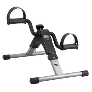 Foldable Under Desk Stationary Exercise Bike-Arm Leg Foot Pedal Exerciser - Picture 1 of 12
