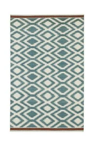 Kaleen Rugs NOM04-78-913 Imprints Modern Hand-Tufted Area Rug, 9' x 12', Turq... - Picture 1 of 5