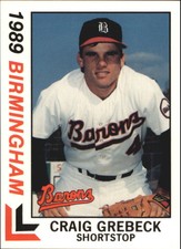 1989 Birmingham Barons Best #17 Craig Grebeck - NM-MT