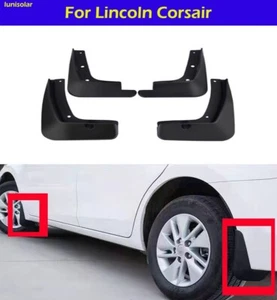 4 guardabarros y guardabarros para coche para Lincoln Corsair 2020-2025 - Imagen 1 de 9