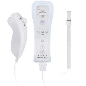 Built in Motion Plus Remote Controller & Nunchuck for Nintendo Wii Wii U US - Picture 1 of 116