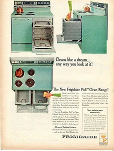 1965 anuncio impreso de GM General Motors Frigidaire gama horno limpio RCIG-75J - Imagen 1 de 2
