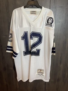 Camiseta de colección Roger Staubach #12 Players of the Century de Jeff Hamilton 3XL - Imagen 1 de 10