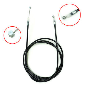 Hood Bonnet Lock Release Control Cable Black For Toyota Corolla 1991 2000