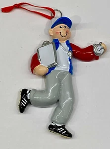 Personalized Male COACH Christmas Tree Ornament RUDOLPH AND ME - Picture 1 of 1