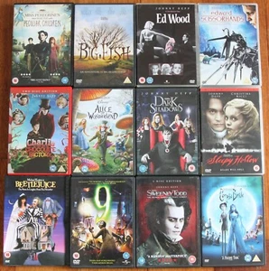 TIM BURTON BEST OF 12 x dvd MEGA complete collection job lot BUNDLE SET - Picture 1 of 1