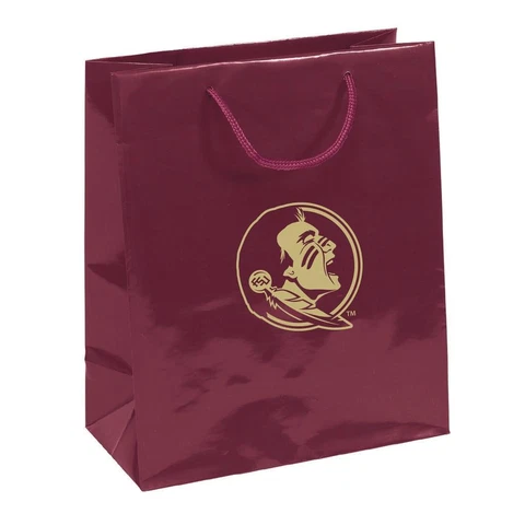 Florida State Seminoles Elegant Foil Gift Bag [NEW] Wrapping Present Birthday Cover