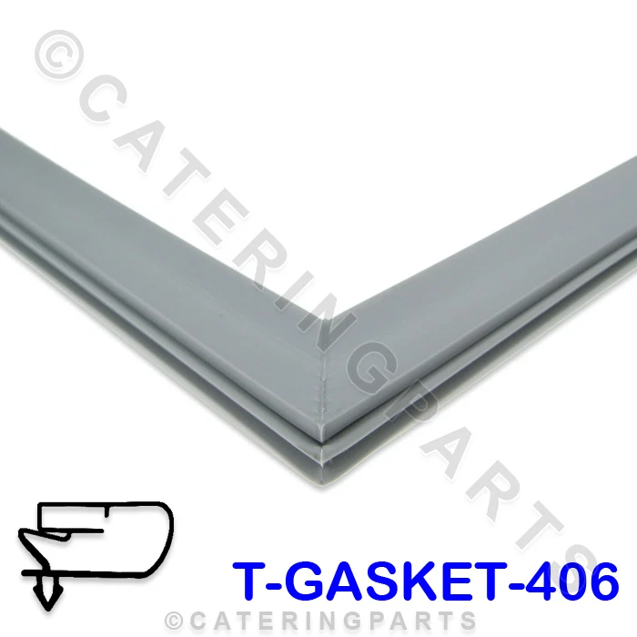 T6-GASKET-406 INOMAK UPRIGHT COMMERCIAL FRIDGE DOOR GASKET / SEAL T6GASKET406