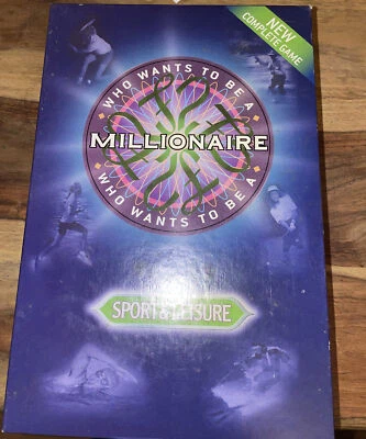 WHO WANTS TO BE A MILLIONAIRE SPORTS & LEISURE GAME NICE COMPLETE CONDITION  - Image 1 of 4