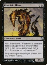 Vampiric Sliver Time Spiral NM Black Uncommon MAGIC GATHERING CARD ABUGames