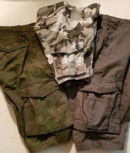 Route 66 Boys Cargo Shorts Various Sizes Camo or Solid NWT - Picture 1 of 3