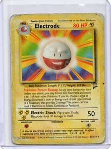 Electrode 25/130 Base Set 2 Rare Pokemon TCG WOTC DMG - Picture 1 of 2