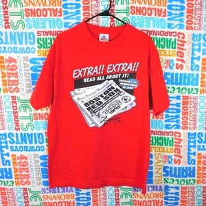 Boston Red Sox 2004 World Series Extra Newspaper Graphic T Shirt Size L - Picture 1 of 4