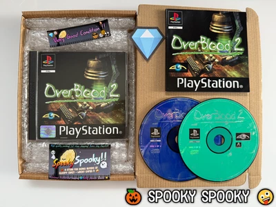 Overblood 2 PS1 EON Playable Version - UK PAL VGC CIB with Natural Discs - Image 1 of 4