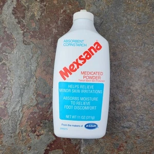 Mexsana polvere medicata assorbente amido di mais - bottiglia grande 11 oz nuova sigillata - Foto 1 di 5