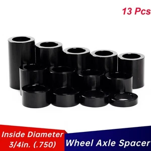 For Harley Dyna Sportster Touring 13Pcs Wheel Axle Spacers 3/4" ID 1 1/8" OD - Picture 1 of 5
