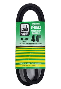 Correa en V de 44 pulgadas para todas las aplicaciones fraccionarias de caballos de fuerza dial enfriador Mfg 4L-440 - Imagen 1 de 6