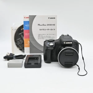 [Ecc+5] Canon PowerShot SX50 HS Nero dal Giappone - Foto 1 di 12