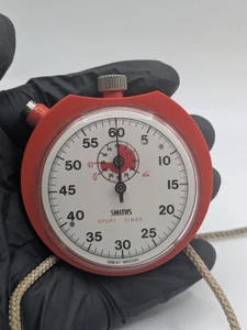 Vintage Smiths große Stoppuhr Sport Timer Gehäuseboden fehlt für Teile 68mm - Bild 1 von 8