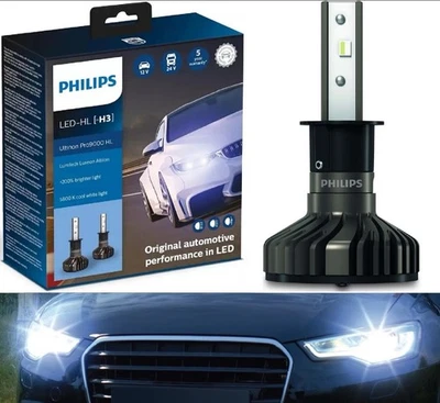 Philips LED H7 11972 U90CW Ultinon Pro9000 with Headlight Bulbs 11972U90CWX2 - Image 1 of 4