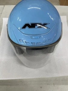 AFC Sky Blue Woman’s helmet Small 22”FX-77 - Picture 1 of 15