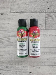UNICORN SPIT DRAGONS BELLY & MOLLY RED PEPPER GREEN RED CHRISTMAS GEL STAIN - Picture 1 of 1