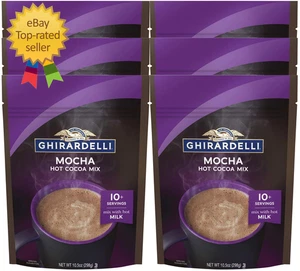 Hot Cocoa Mix Mocha 10.5 OZ Bolsa Paquete 6 Chocolate y Bebidas Malteadas - Imagen 1 de 12